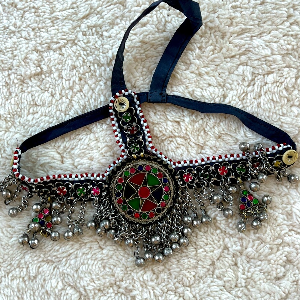 headdress tiarra tribal unique beads festival